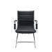 Bari executive visitors chair - black faux leather BARI100C1