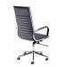 Bari high back executive chair - black faux leather BARI300T1