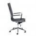 Bari high back executive chair - black faux leather BARI300T1