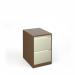 Bisley steel 2 drawer public sector contract filing cabinet 711mm high - coffeecream BBPSF2C