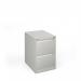 Bisley steel 2 drawer public sector contract filing cabinet 711mm high - goose grey BBPSF2G