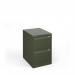 Bisley steel 2 drawer public sector contract filing cabinet 711mm high - olive green BBPSF2OG