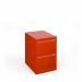 Bisley steel 2 drawer public sector contract filing cabinet 711mm high - red BBPSF2R