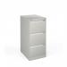 Bisley steel 3 drawer public sector contract filing cabinet 1016mm high - goose grey BBPSF3G