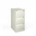 Bisley steel 3 drawer public sector contract filing cabinet 1016mm high - white BBPSF3WH