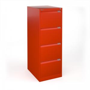 Bisley steel 4 drawer public sector contract filing cabinet 1321mm