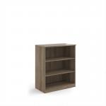 Deluxe bookcase 1200mm high with 2 shelves - Nebraska Oak BC12NO