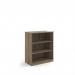 Deluxe bookcase 1200mm high with 2 shelves - Nebraska Oak BC12NO