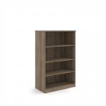 Deluxe bookcase 1600mm high with 3 shelves - Nebraska Oak BC16NO