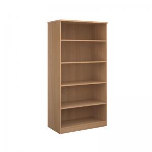 Image of Deluxe bookcase 2000mm high with 4 shelves - beech BC20B