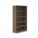 Deluxe bookcase 2000mm high with 4 shelves - Nebraska Oak BC20NO