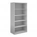 Deluxe bookcase 2000mm high with 4 shelves - white BC20WH