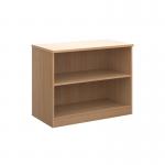 Deluxe bookcase 800mm high with 1 shelf - beech BC8B