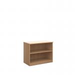 Deluxe bookcase 800mm high with 1 shelf - beech BC8B