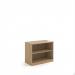 Deluxe bookcase 800mm high with 1 shelf - Kendal Oak BC8KO