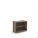 Deluxe bookcase 800mm high with 1 shelf - Nebraska Oak BC8NO