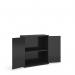 Extra shelf for steel storage cupboards - black BCSLF