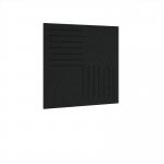 Bevelled Acoustic Ceiling - Wall Tiles 590w - Black BCWT590-BK