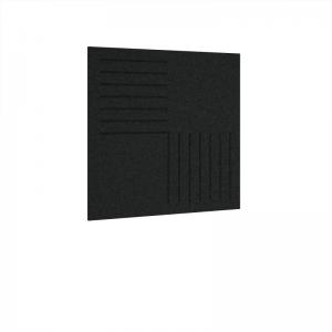 Bevelled Acoustic Ceiling - Wall Tiles 590w - Black BCWT590-BK