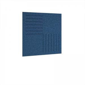 Bevelled Acoustic Ceiling - Wall Tiles 590w - Blue BCWT590-BL