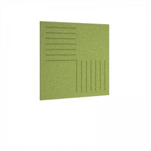 Bevelled Acoustic Ceiling - Wall Tiles 590w - Fruit Green BCWT590-FG