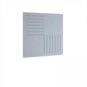 Bevelled Acoustic Ceiling - Wall Tiles 590w - Light Grey BCWT590-LG