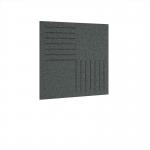 Bevelled Acoustic Ceiling - Wall Tiles 590w - Moonlight Grey BCWT590-MG