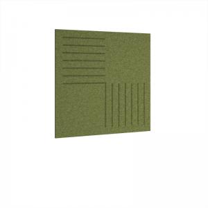 Bevelled Acoustic Ceiling - Wall Tiles 590w - Reed Green BCWT590-RG