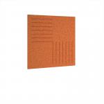 Bevelled Acoustic Ceiling - Wall Tiles 590w - Tangerine BCWT590-TA