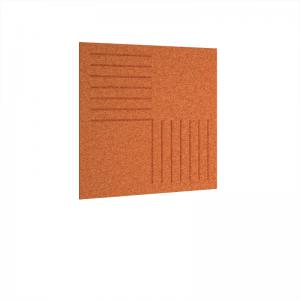 Bevelled Acoustic Ceiling - Wall Tiles 590w - Tangerine BCWT590-TA