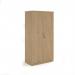 Deluxe double door cupboard 2000mm high with 4 shelves - Kendal Oak BD20KO