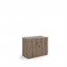 Deluxe double door cupboard 800mm high with 1 shelf - Nebraska Oak BD8NO