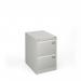 Steel 2 drawer filing cabinet 711mm high - grey BDEF2G