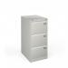 Steel 3 drawer filing cabinet 1016mm high - grey BDEF3G