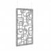 Bygone Hanging Panel 1200w - Dark Silver Grey BHP1200-DG