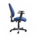 Bilbao fabric operators chair with adjustable arms - blue BIL309B1-B