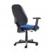 Bilbao fabric operators chair with adjustable arms - blue BIL309B1-B