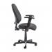 Bilbao fabric operators chair with adjustable arms - charcoal BIL309B1-C