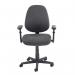 Bilbao fabric operators chair with adjustable arms - charcoal BIL309B1-C