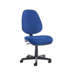 Bilbao fabric operators chair with no arms - blue BILB1-B