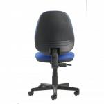 Bilbao fabric operators chair with lumbar support and no arms - blue BILB1-L-B