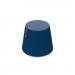 Groove modular breakout seating shade with leather strap handle - maturity blue body with range blue top
