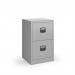 Bisley A4 home filer with 2 drawers - silver BPFA2S