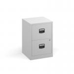 Bisley A4 home filer with 2 drawers - white BPFA2WH