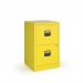 Bisley A4 home filer with 2 drawers - yellow BPFA2YE