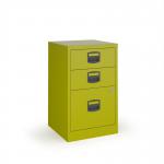 Bisley A4 home filer with 3 drawers - green BPFA3GN