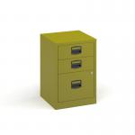 Bisley A4 home filer with 3 drawers - green BPFA3GN