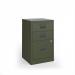 Bisley A4 home filer with 3 drawers - olive green BPFA3OG