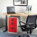 Bisley A4 home filer with 3 drawers - olive green BPFA3OG
