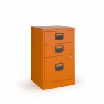 Bisley A4 home filer with 3 drawers - orange BPFA3OR